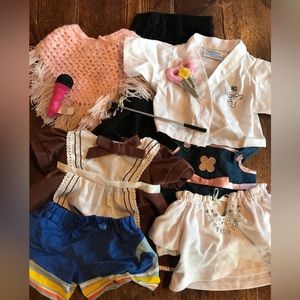 BUILD A BEAR Clothing Lot. Some Accessories. Jumper, dress, Karate